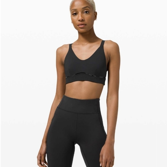lululemon athletica Other - Lululemon Radiant Motion Bra Black Sz 14